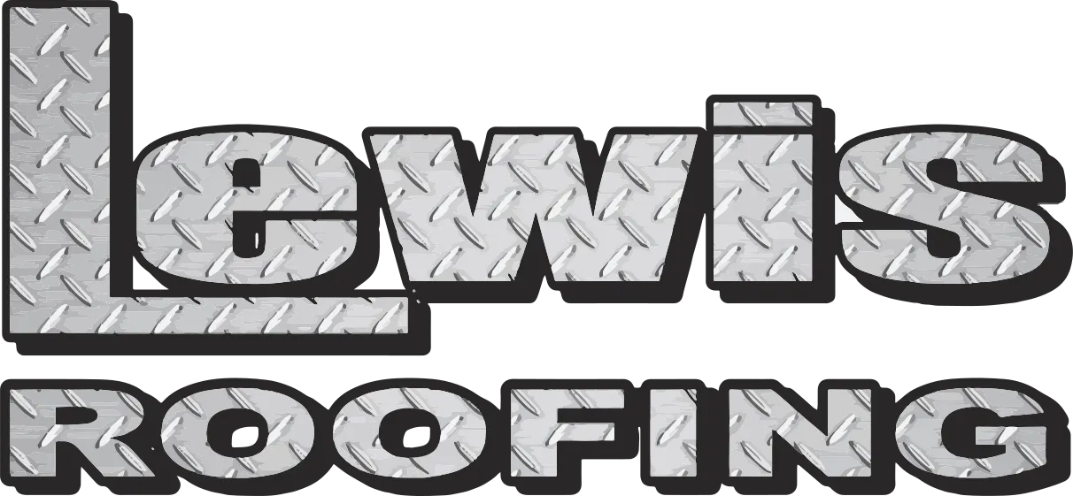 Business logo for Lewis Roofing